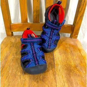 M.A.P Splash Safe Sandals Size 13 Blue and Red